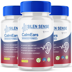 Silen Sense CalmEars Supplement Pills (3 Pack-180 Capsules)