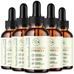 (5 Pack) Nutri Derma Guard Drops Advanced Support For All Skin Type 150 Servings