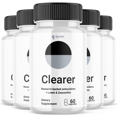 Clearer Vision Support Pills Advanced Formula Eye Health Supplement (5 Pack - 300 Capsules)