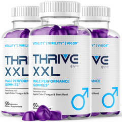 (3 Pack) Thrive XXL Male Gummys Advanced Formula ThriveXXL Vitamin 180 Gummies