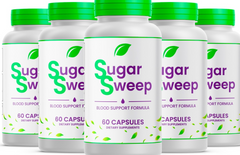 Sugar Sweep Capsules Blood Official Sugar Sweep Supplement Premium(5Pack300CT)