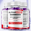 Image of (5 Pack) AlphaGenix Male Gums Advanced Support Supplement Alpha Genix 300 Gummies