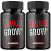 Image of (2 Pack) Savage Grow Advanced Male Support Pills SavageGrow Vitamin 120 Capsules
