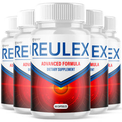 (5 Pack) Reulex Advanced Joints Support Formula Reulex Supplement 300 Capsules