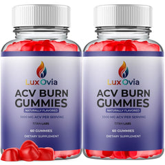(2 Pack) LuxOvia Burn ACV Gummys 1000MG Advanced LuxOviaBurn Vitamin 120 Gummies
