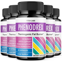 (5 Pack) Phenodrex Advanced Energy & Fitness Formula Supplement Pheno Drex 300ct