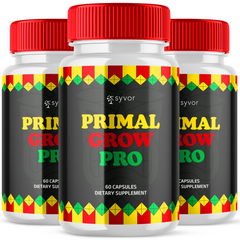 Primal Grow Pro Advanced Formula Natural Energy & Fitness Support 180 Capsules (3 Pack)