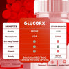 Image of (3 Pack) GlucoRX Advanced Blood Health Support Supplement Gluco RX 180 Capsules