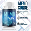 Image of (3 Pack) Memo Surge Nootropic All Natural Brain Supplement MemoSurge 180 Capsule