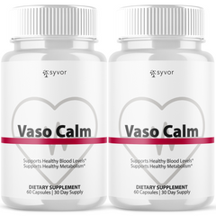 (2 Pack) Vaso Calm Pills Advanced Blood Health Max Support VasoCalm 120 Capsules
