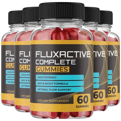 5-Pack Fluxactive Complete Gummies Flux Active Complete Max Strength-300 Gummies