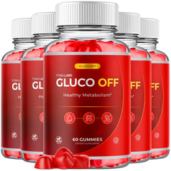 (5 Pack) Gluco Off ACV Gummys Advanced Blood Health Support GlucoOff 300 Gummies