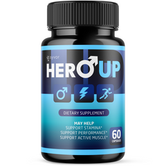 Hero Up for Men Advanced Max Formula Vitamin Supplement (1 Pack-60 Capsules)