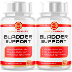 (2 Pack) Sweet Restore Bladder Control Prostate & Bladder Support Formula 120 Capsules