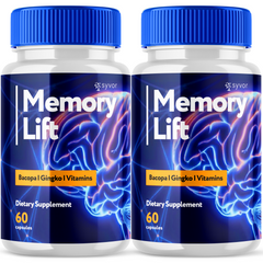 Memory Lift Brain Maximum Support Supplement Pills Advanced Formula (2 Pack 120 Capsules