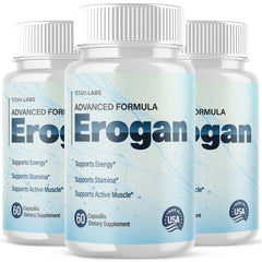 (3 Pack) Erogan Advanced Male Support Max Vitamin Supplement Ero Gan 180 Capsules