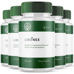 (5 Pack) Libonex for Men Advanced Libo Nex Max Formula Supplement 300 Capsules