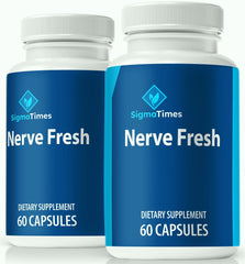 Nerve Fresh Advanced Cognitive Pills for Nerve Health & Function (2 Pack-120 Capsules)