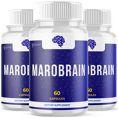 (3 Pack) Marobrain Nootropic Natural Formula Brain Supplement, Maro Brain 180Ct