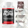 Image of (5 Pack) Iron Pure Advanced Male Pills Formula IronPure Supplement 300 Capsules
