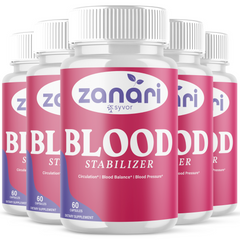 (5 Pack) Zanari Pills Advanced Blood Health Support 300 Capsules