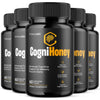 Image of (5 Pack) CogniHoney Pills - Brain Health & Cognitive Support Supplement 300 Capsules