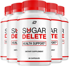 Sugar Delete Supplement Pills (5 Pack - 300 Capsules)