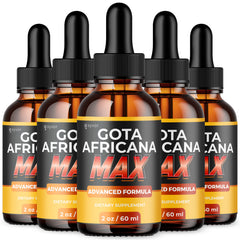 (5 Pack) Gota Africana Max Drops Advanced Health & Fitness Vitamin 150 Servings