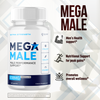Image of (3 Pack) Mega Male Advanced Pills Premium Formula MegaMale Supplement 180 Caps
