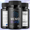 Image of Memo Blast Nootropic All Natural Formula Brain Supplement Pills (5 Pack - 300 Capsules)