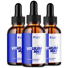 Visium Max Drops Enhance Vision Clarity Support Healthy Eye Function (3 Pack)