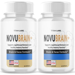 (2 Pack) NovuBrain+ For Brain Health & Cognitive Support Novu Brain+ 120 Capsule