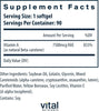 Image of Vital Nutrients Natural Beta Carotene 25,000IU Precursor to Vitamin A ex 01/26