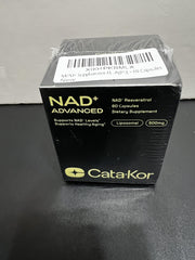 CataKor NAD+ Resveratrol 500mg 60 Capsules Liposomal Anti Aging Supplement