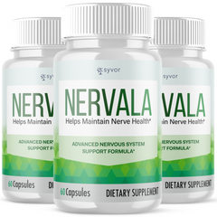 Nervala Nerve Nootropic All Natural Super Nerve Supplement (3 Pack - 180 Capsules)