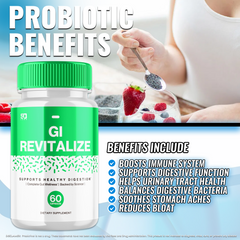 GI Revitalize Capsules, GI Revitalize Digestion Support Supplement (60 Capsules)