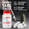 Image of (5 Pack) Alpha TRT Pill for Men Advanced Formula Vitamin Supplement 300 Capsules