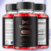 Image of (5 Pack) Simple Male Gummys Advanced Formula Max Support Supplement 300 Gummies